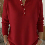 Ernesta | Maglione Henley in Maglia Morbida