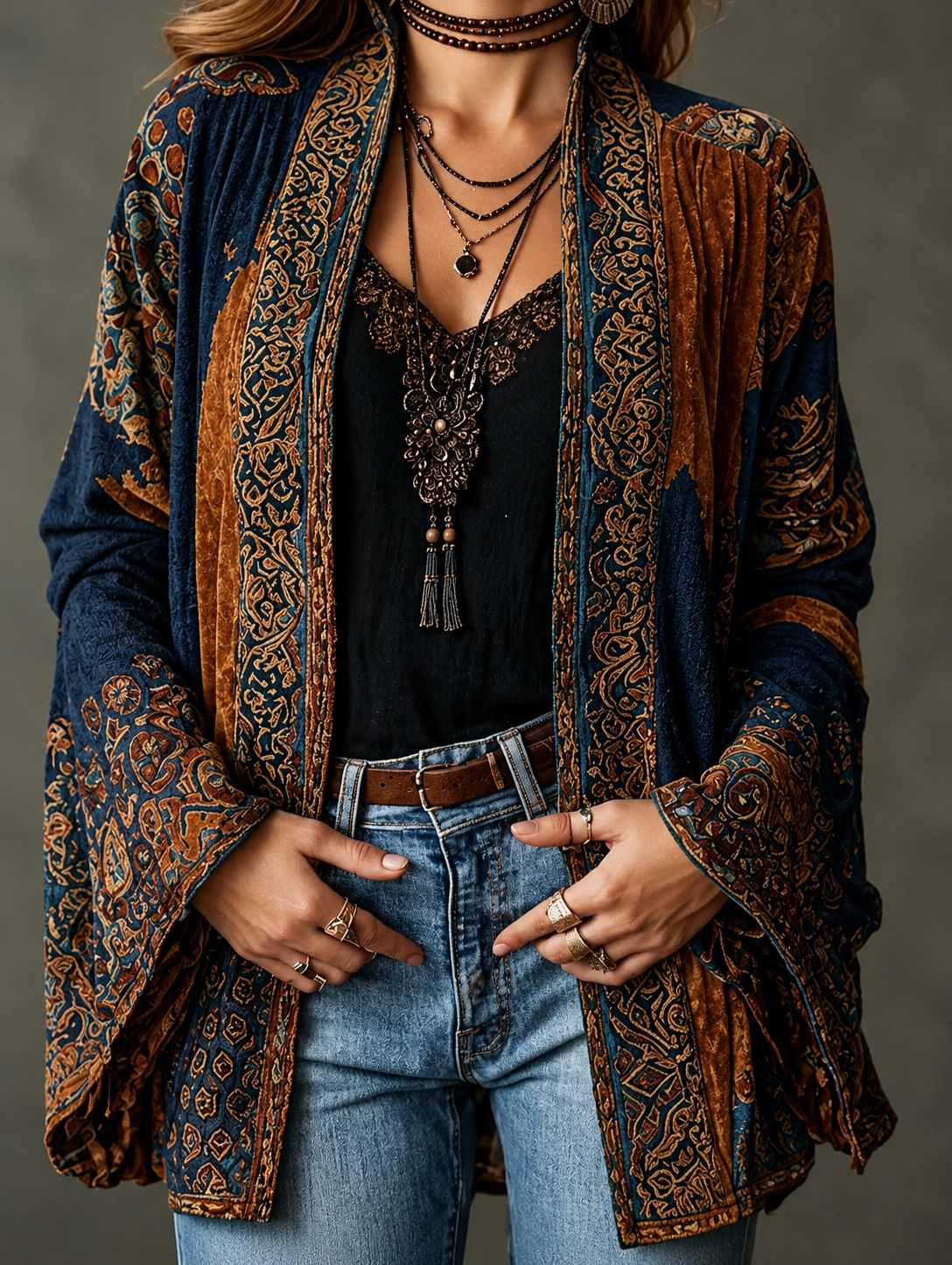 Giada – Giacca boho fantasia – 15