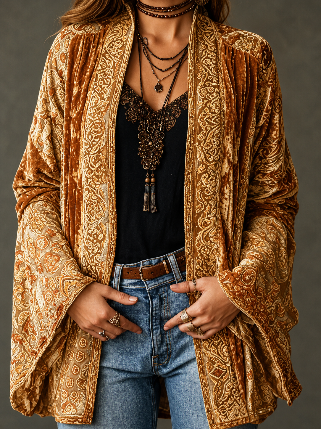 Giada – Giacca boho fantasia – 16