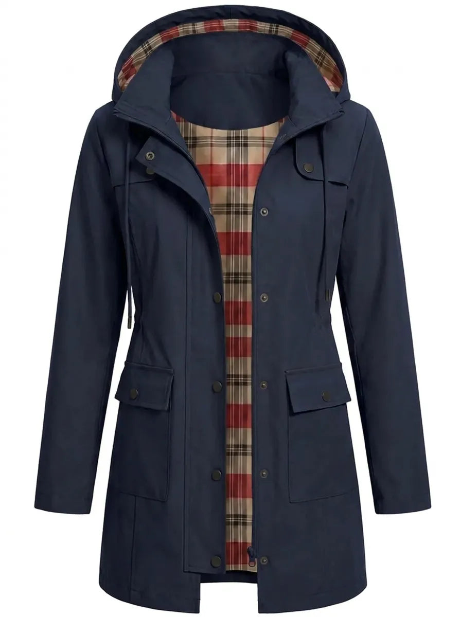 Francesca — Parka da donna con cappuccio e bottoni