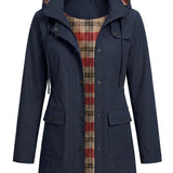 Francesca — Parka da donna con cappuccio e bottoni