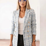 Blazer da donna sagomato con bottoni eleganti