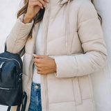 Rae™ — Piumino casual con cappuccio