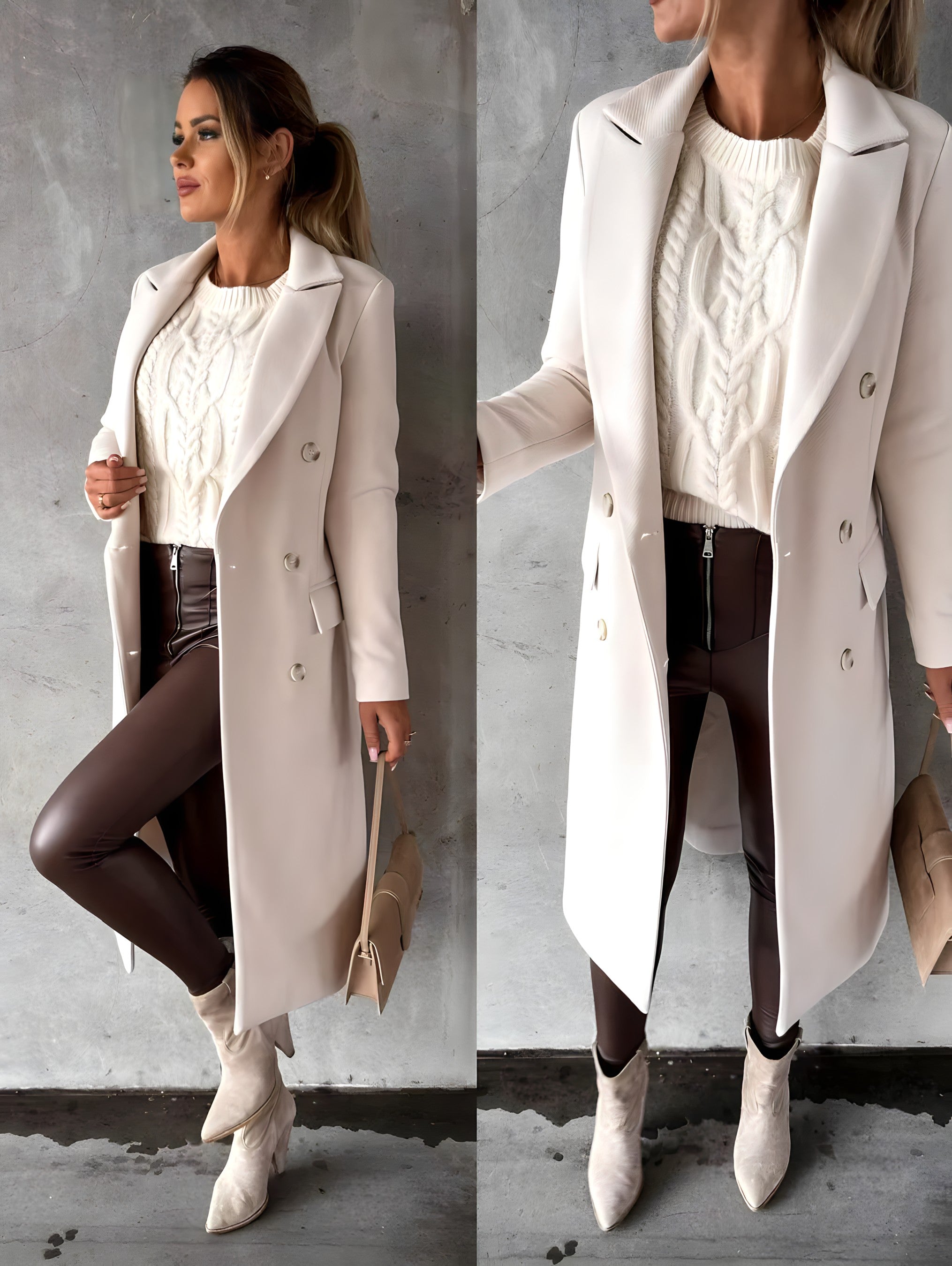Ilaria – Cappotto lungo doppiopetto – 4