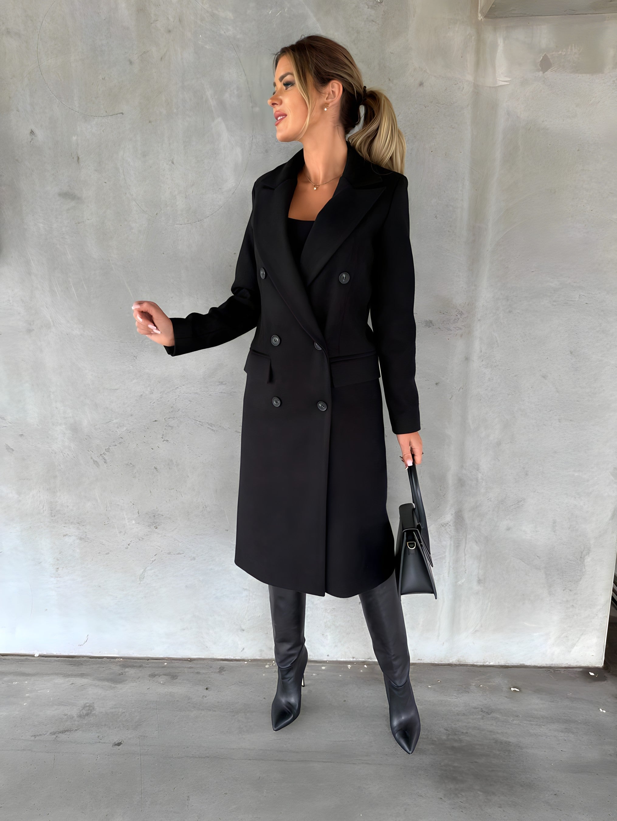 Ilaria – Cappotto lungo doppiopetto – 6