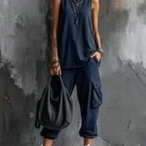 Valentina | Completo Casual Morbido con Tasche