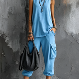 Valentina | Completo Casual Morbido con Tasche