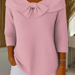 Teresina | Maglione con Fiocco Elegante