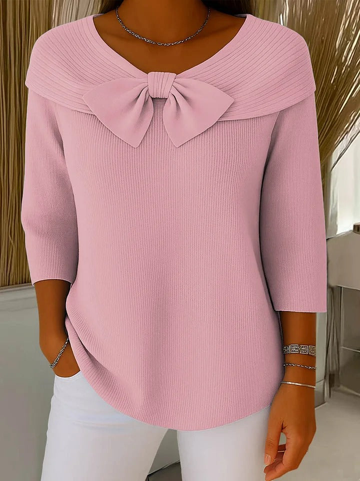 Teresina | Maglione con Fiocco Elegante