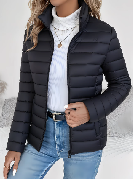 Iris – Giacca da mezza stagione con collo alto – 3