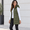 Irma – Gilet lungo trapuntato con cappuccio – 5