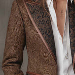 Isotta – Blazer strutturato fantasia – 6
