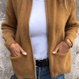 Aurora — Cardigan in cotone con zip