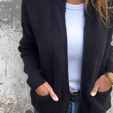 Aurora — Cardigan in cotone con zip