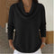 Julia | Maglione con collo drappeggiato