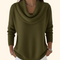 Julia | Maglione con collo drappeggiato