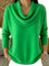 Julia | Maglione con collo drappeggiato
