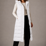 Lara – Gilet lungo con cappuccio – 3
