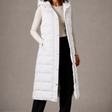 Lara – Gilet lungo con cappuccio – 3