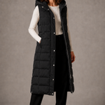 Lara – Gilet lungo con cappuccio – 4