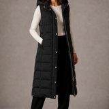 Lara – Gilet lungo con cappuccio – 4