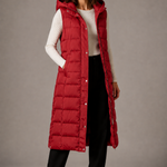 Lara – Gilet lungo con cappuccio – 5
