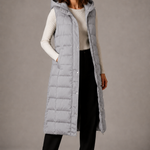 Lara – Gilet lungo con cappuccio – 9