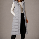 Lara – Gilet lungo con cappuccio – 9