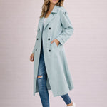 Lavinia – Trench con cintura e spalline – 2