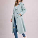 Lavinia – Trench con cintura e spalline – 2