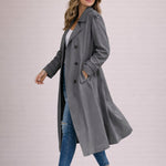 Lavinia – Trench con cintura e spalline – 3