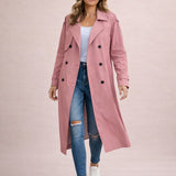 Lavinia – Trench con cintura e spalline – 5