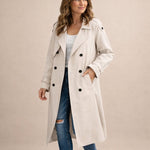Lavinia – Trench con cintura e spalline – 7