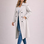 Lavinia – Trench con cintura e spalline – 9