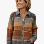 Lena – Cardigan a quadri sfumati – 1