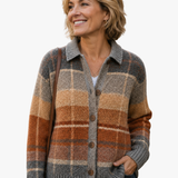 Lena – Cardigan a quadri sfumati – 1