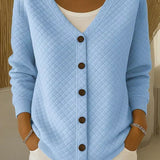 Leonor | Cardigan con motivo a rombi