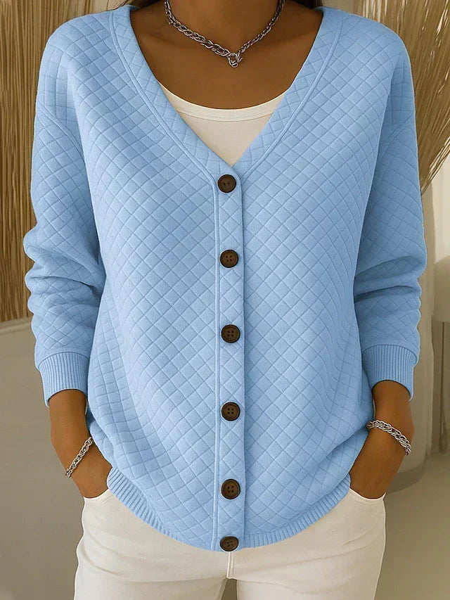Leonor | Cardigan con motivo a rombi