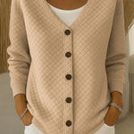 Leonor | Cardigan con motivo a rombi