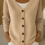 Leonor | Cardigan con motivo a rombi