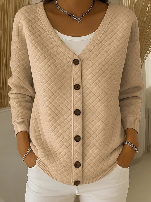 Leonor | Cardigan con motivo a rombi