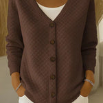 Leonor | Cardigan con motivo a rombi