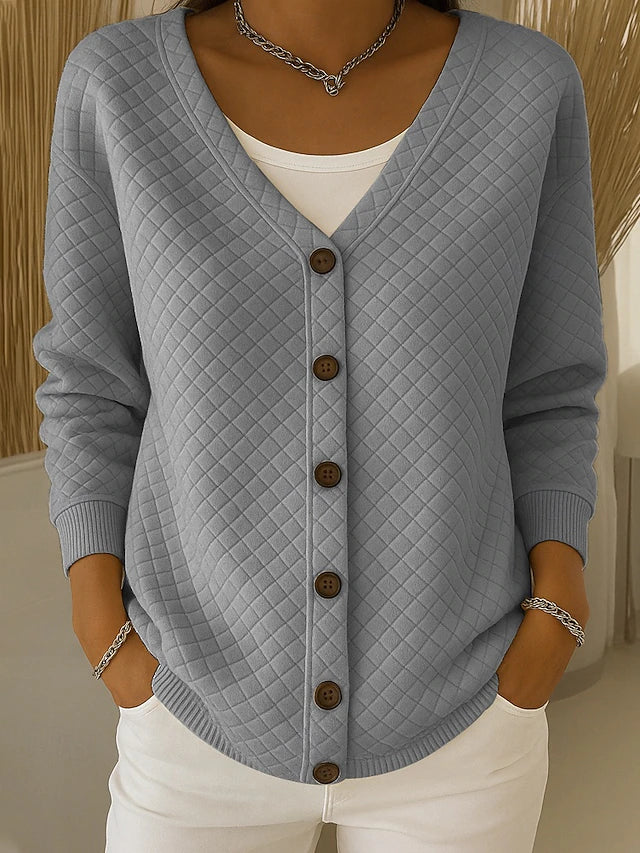 Leonor | Cardigan con motivo a rombi