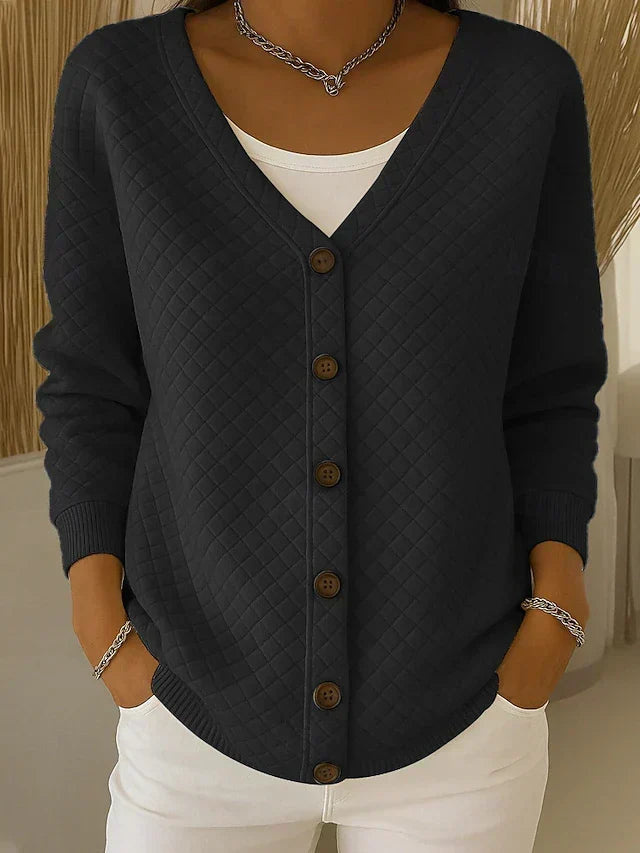 Leonor | Cardigan con motivo a rombi
