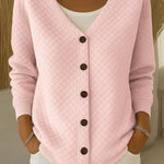 Leonor | Cardigan con motivo a rombi