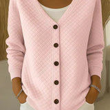 Leonor | Cardigan con motivo a rombi