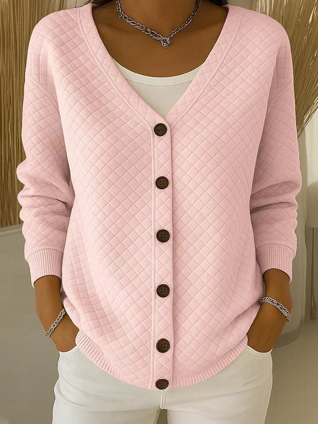 Leonor | Cardigan con motivo a rombi