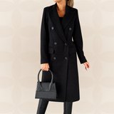 Letizia – Cappotto lungo con tasche a patta – 2