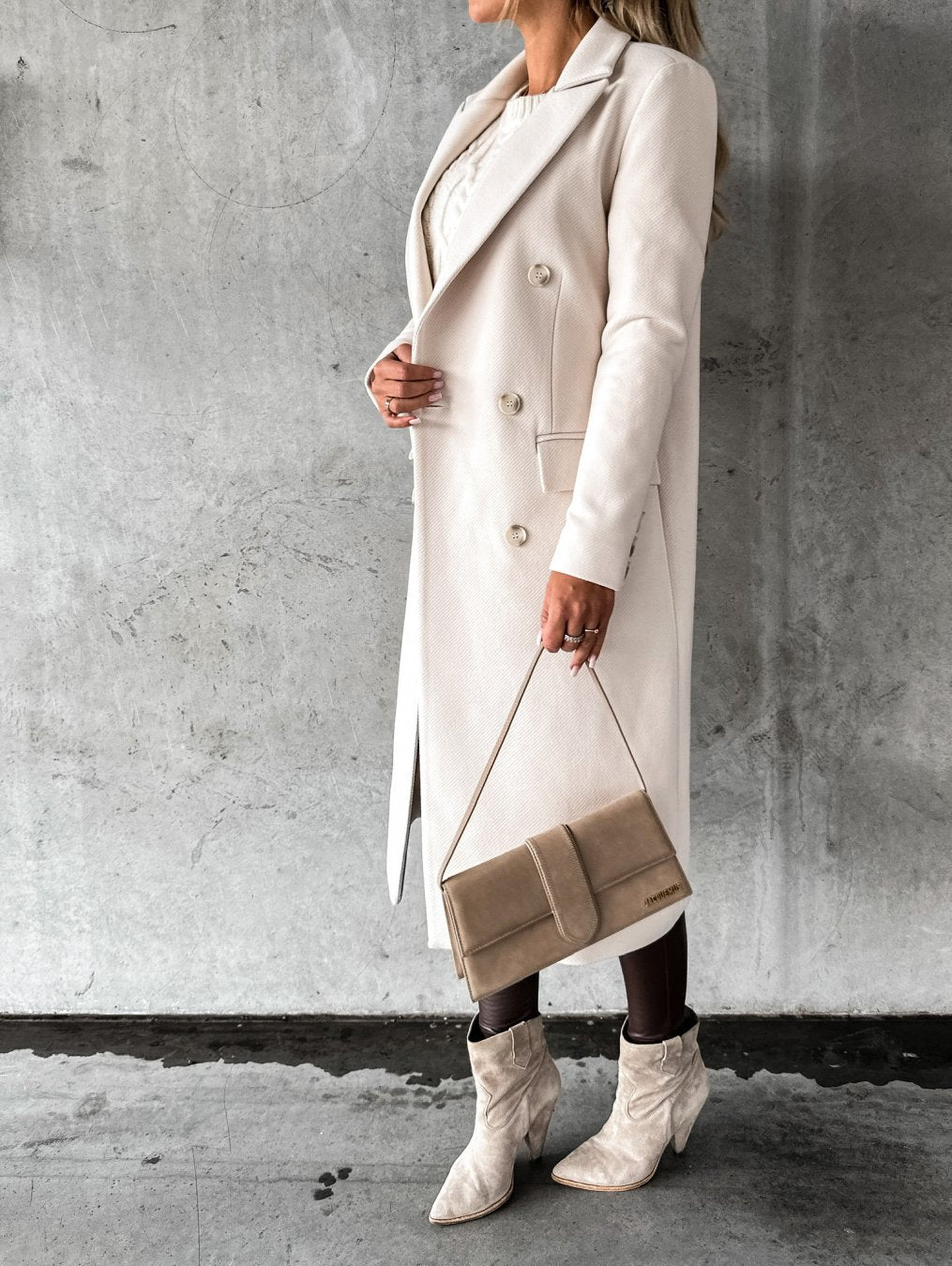 Letizia – Cappotto lungo con tasche a patta – 5