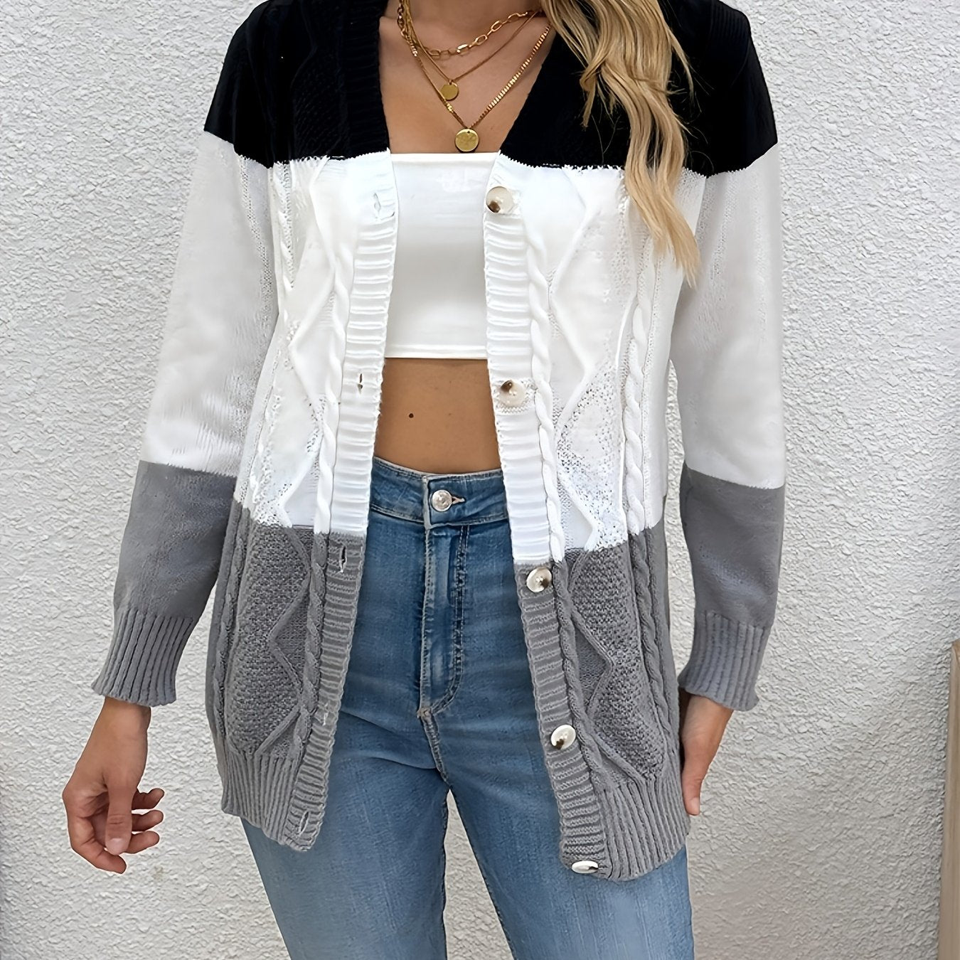 Lisa – Cardigan patchwork – 13